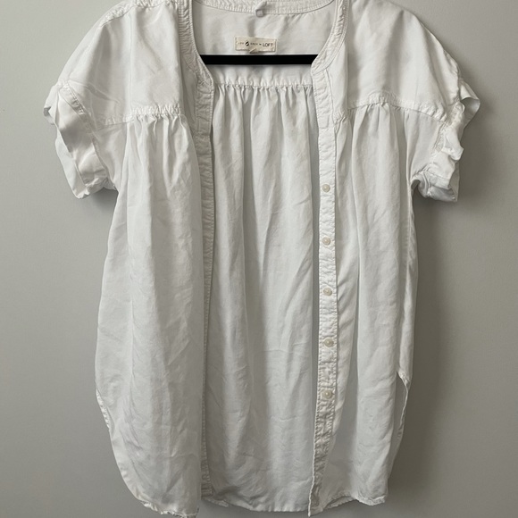 LOFT Button-up Blouse - Picture 2 of 3